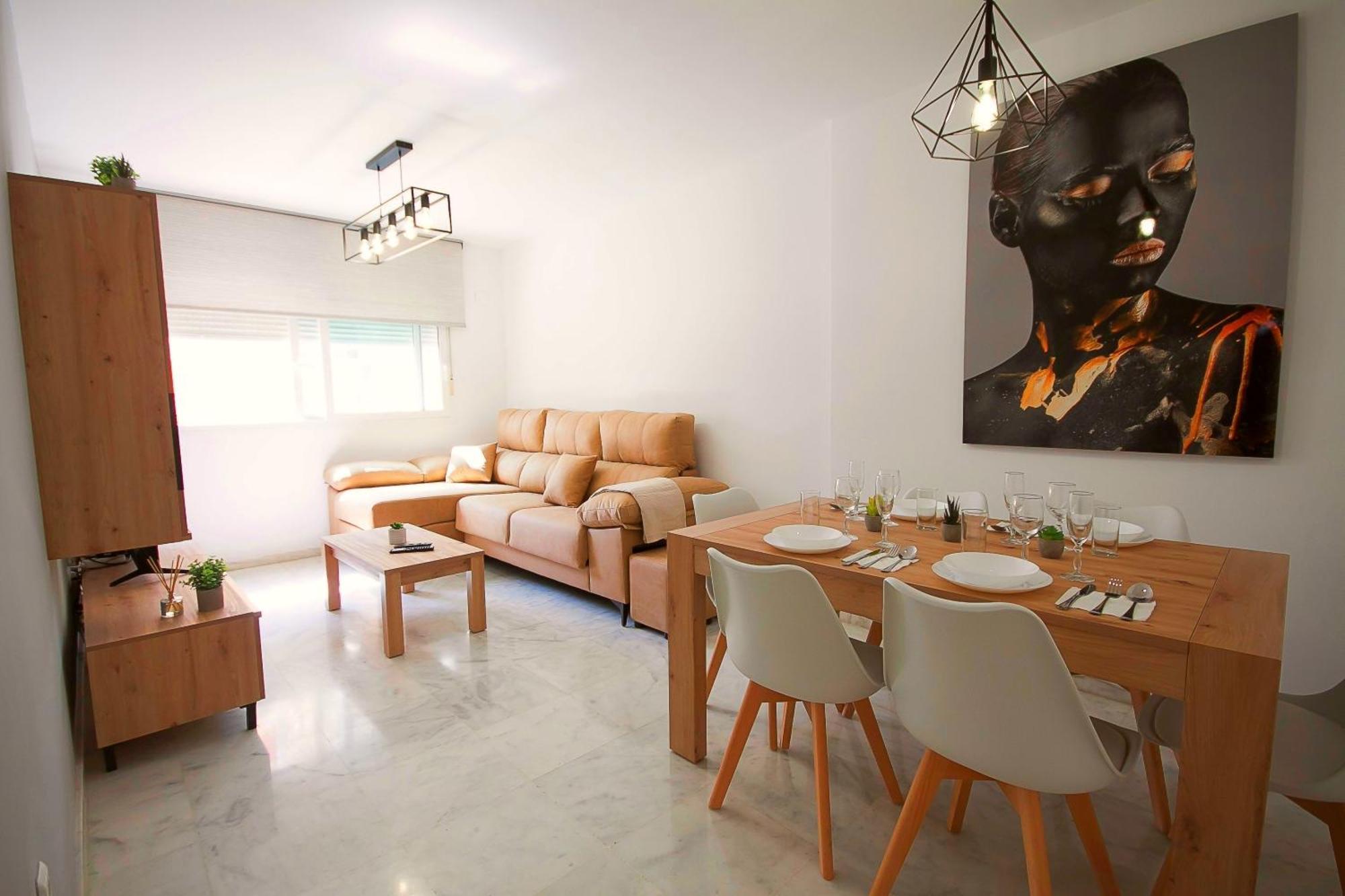 Ave Huelin 3Rooms Alojamiento Con Parking Y Ac Màlaga Exteriér fotografie