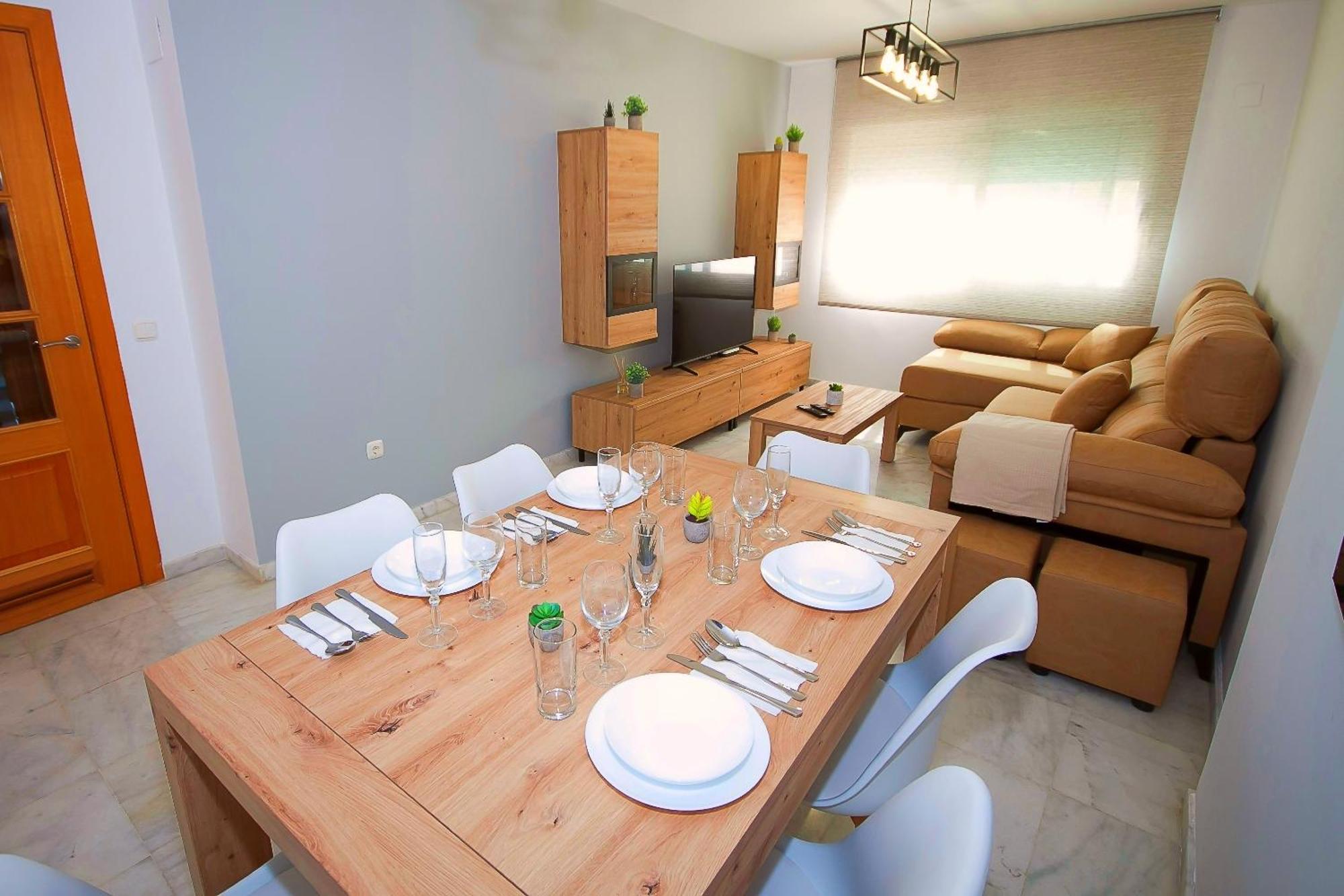 Ave Huelin 3Rooms Alojamiento Con Parking Y Ac Màlaga Exteriér fotografie